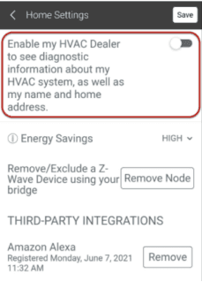 trane home app diagnostics step 5