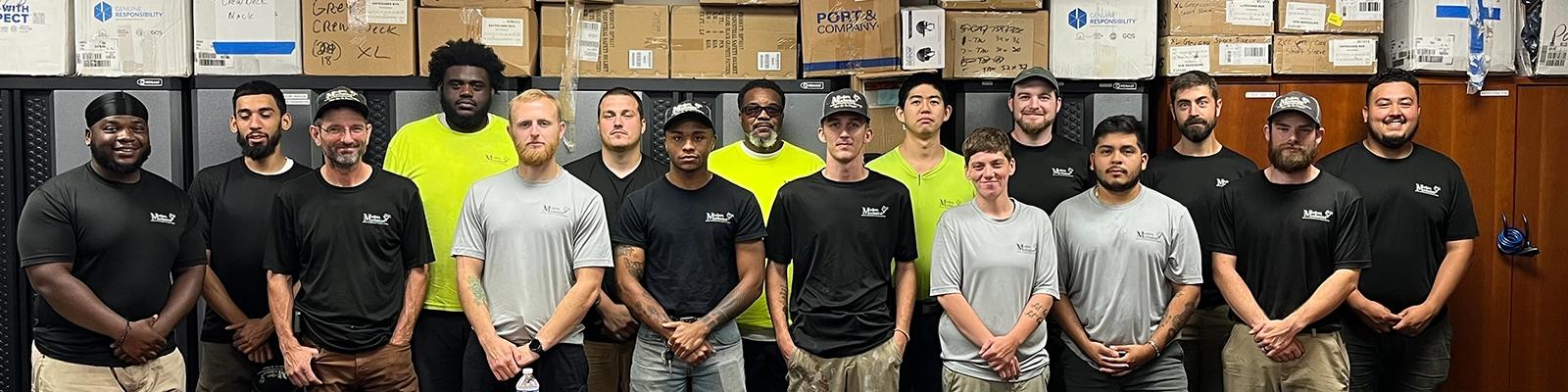 Modern Mechanical Team with Trade Warriors