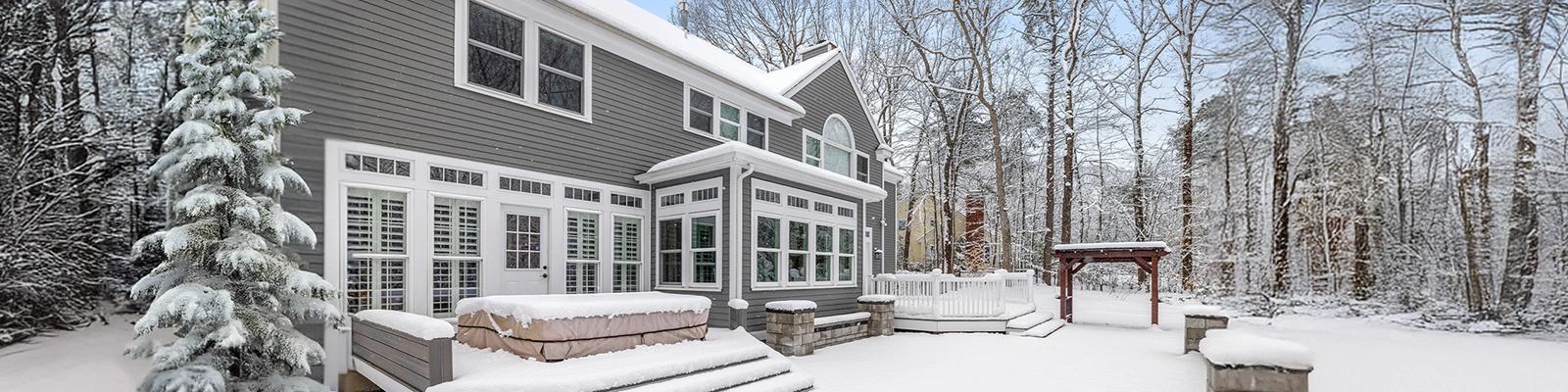 Home Exterior in Winter