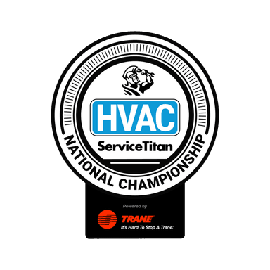 HVAC ServiceTitans National Championship logo.